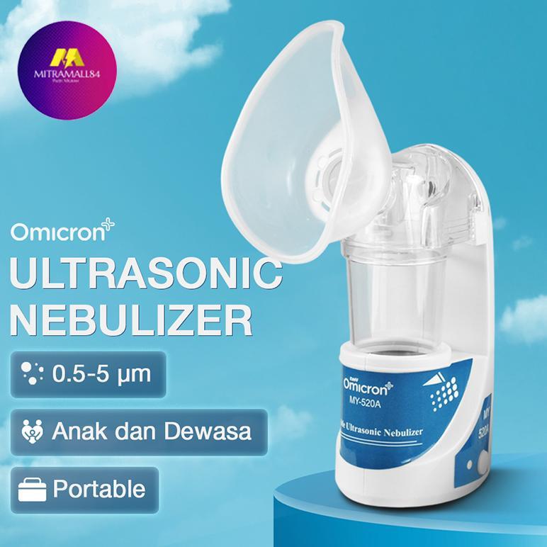 Alat Uap Pernafasan Asma | Alat Uap Nebulizer | inhaler hidung Bayi-Dewasa  MY-520A - White
