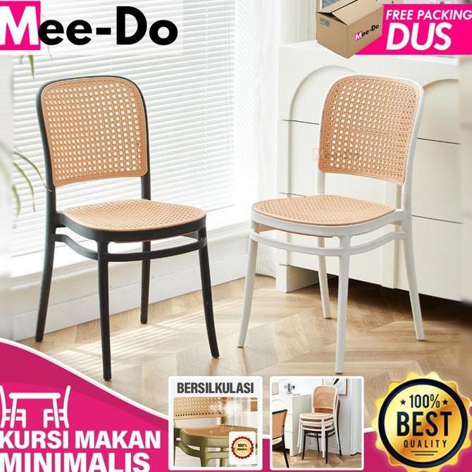 Kursi Makan Cafe Rotan Sintetis Kursi Teras Plastik Anyaman