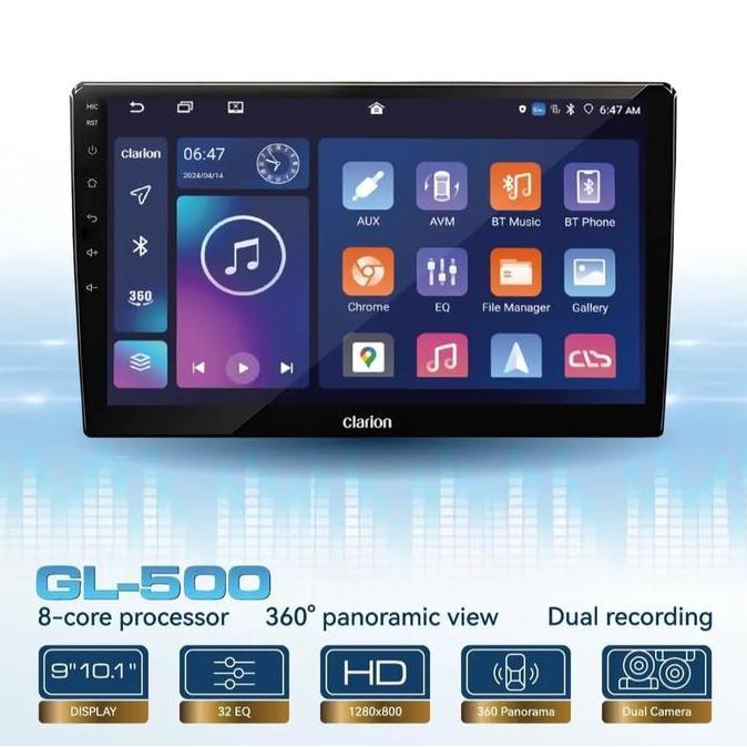 Promo Head Unit Android Clarion GL-500 9/10 Inch garansi resmi Clarion Diskon