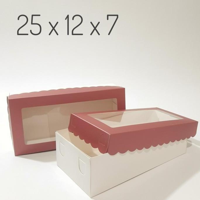 Good- Box brownies 25x12x7cm dus brownies kotak kue brownies dus kue bolu