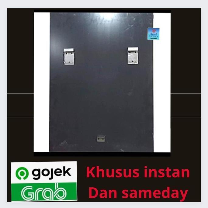 Bath- Kaca Cermin Wastafel Kotak Dengan Plangset / Kaca Cermin Tembok Ketebalan 5 Mm