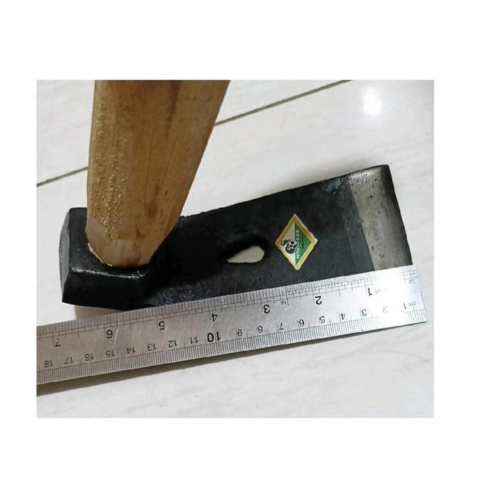 Ytta- Rimbas + Gagang Kayu Set / Petel Cangkul Cap Ayam Jago