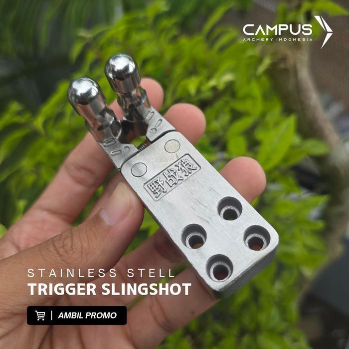 Trigger Ketapel Slingshot Rifle Original Premium Original Dan Terpercaya