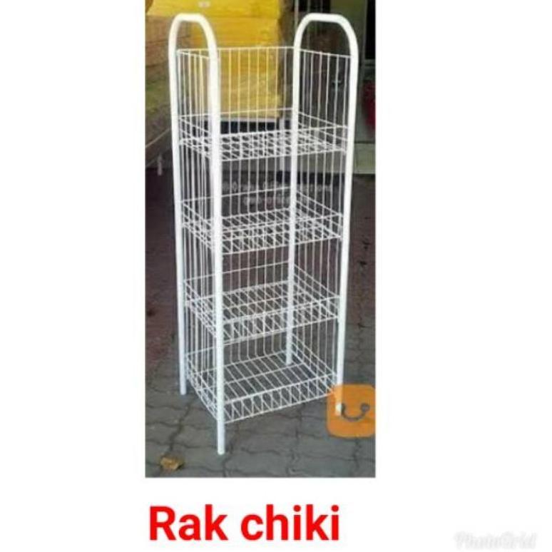 Rak Snack Chiki 4 Susun Rak Jualan Warung Rak Display