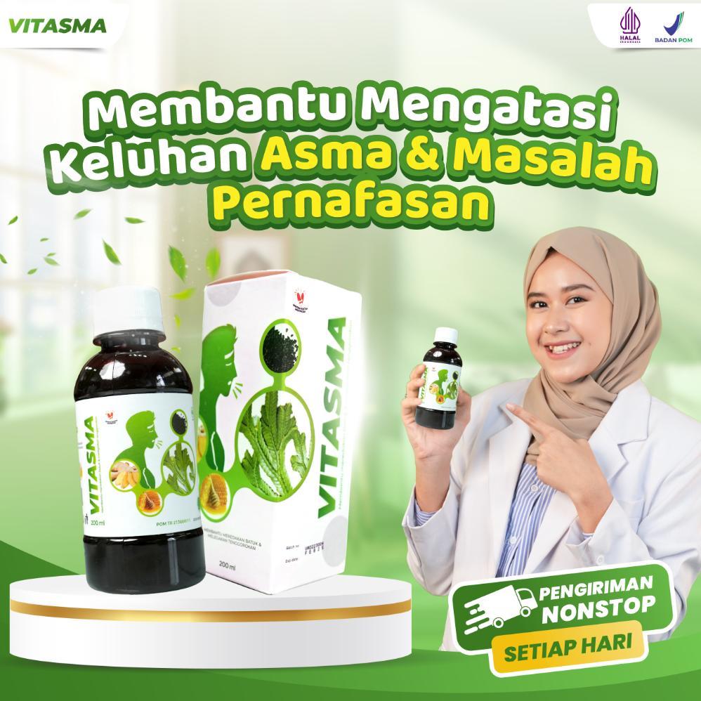 VITASMA - Obat Batuk Sakit Tenggorokan Madu Vitasma Bronkhitis Batuk Menahun Sesak Nafas Asma