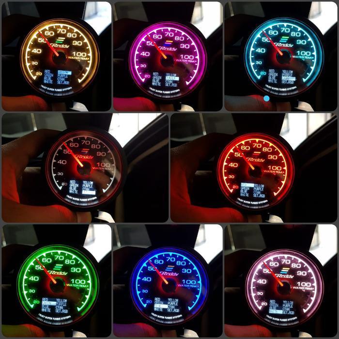 Indikator Indicator Greddy Gauge Oil Water Boost Volt Vaccum Original Dan Terpercaya