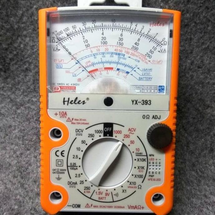 Yxyg- Multitester Multimeter Heles Yx-393 Yx393 Yx 393 Original Heles