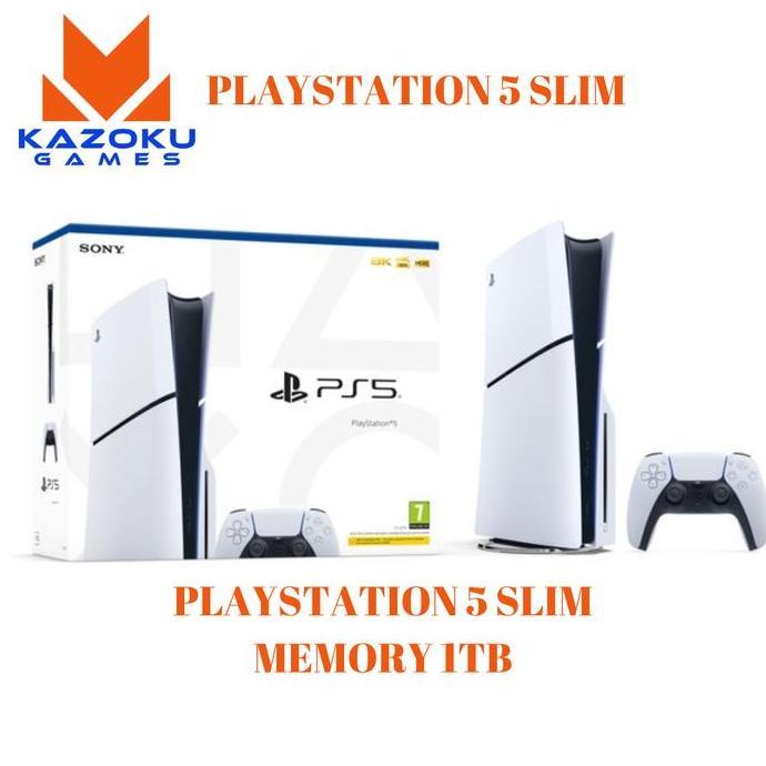 Terlaris Playstation 5 Slim - Ps5 Slim Memory 1Tb Plus 1 Stick Original - Games
