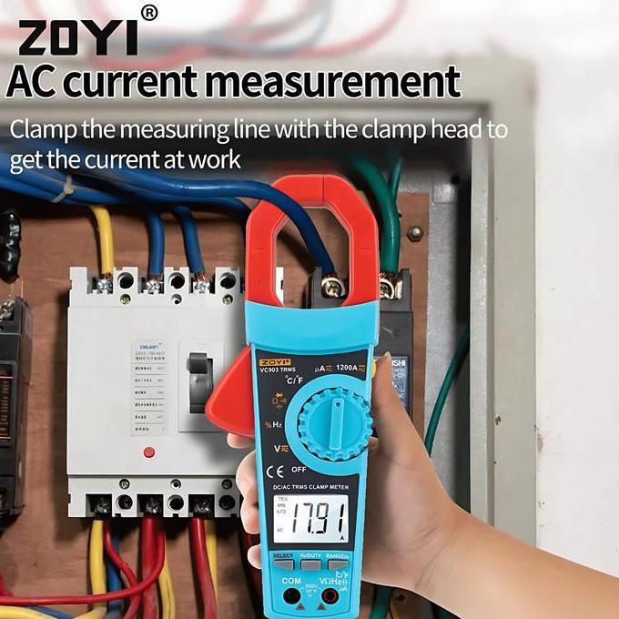Yxyg- Zoyi Vc903 Auto Range Clamp Meter Tang Amper Digital Tang Ampere Ac Dc