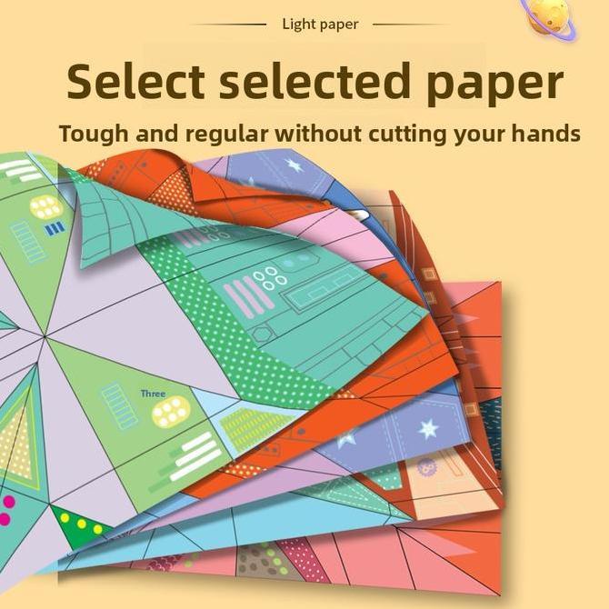 Toypuy- Mainan Pesawat Kertas Paper Jedet,Buku Origami Pesawat Kertas Untuk Anak-AnakMainan Origami 
