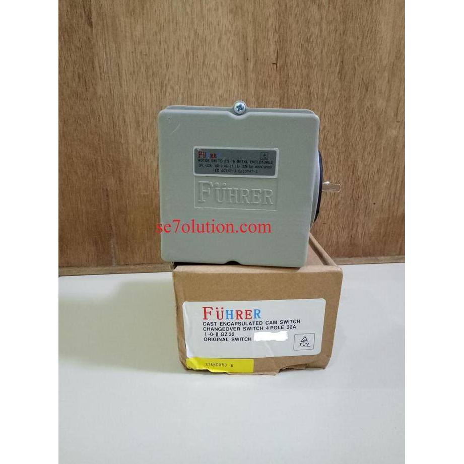 Miliki Fuhrer Cam Switch Handle Genset Switch 4P 32A Gz32