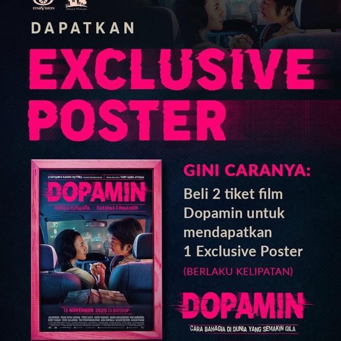 Official Dopamin Poster, Cinepolis/ CGV/ Flix Cinema/ Cinema XXI