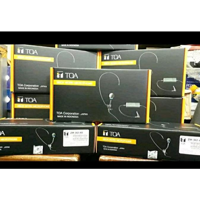 Volk- Mic Bando Jepit Toa Zm362As Original Toa Zm 362 As Garansi Resmi