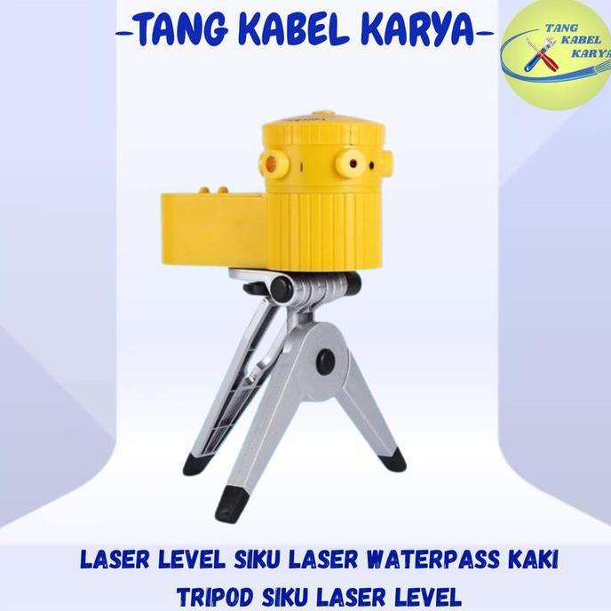 Zxyg- Laser Leveler Siku Laser Waterpass Kaki Tripod Siku Laser Level Multifungsi Horizontal Vertika