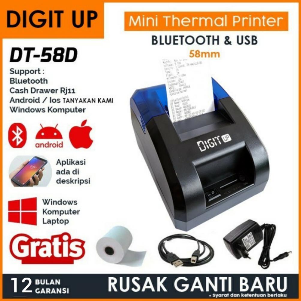 DIGIT 58D printer bluetooth 58mm printer kasir PPOB struk kasir