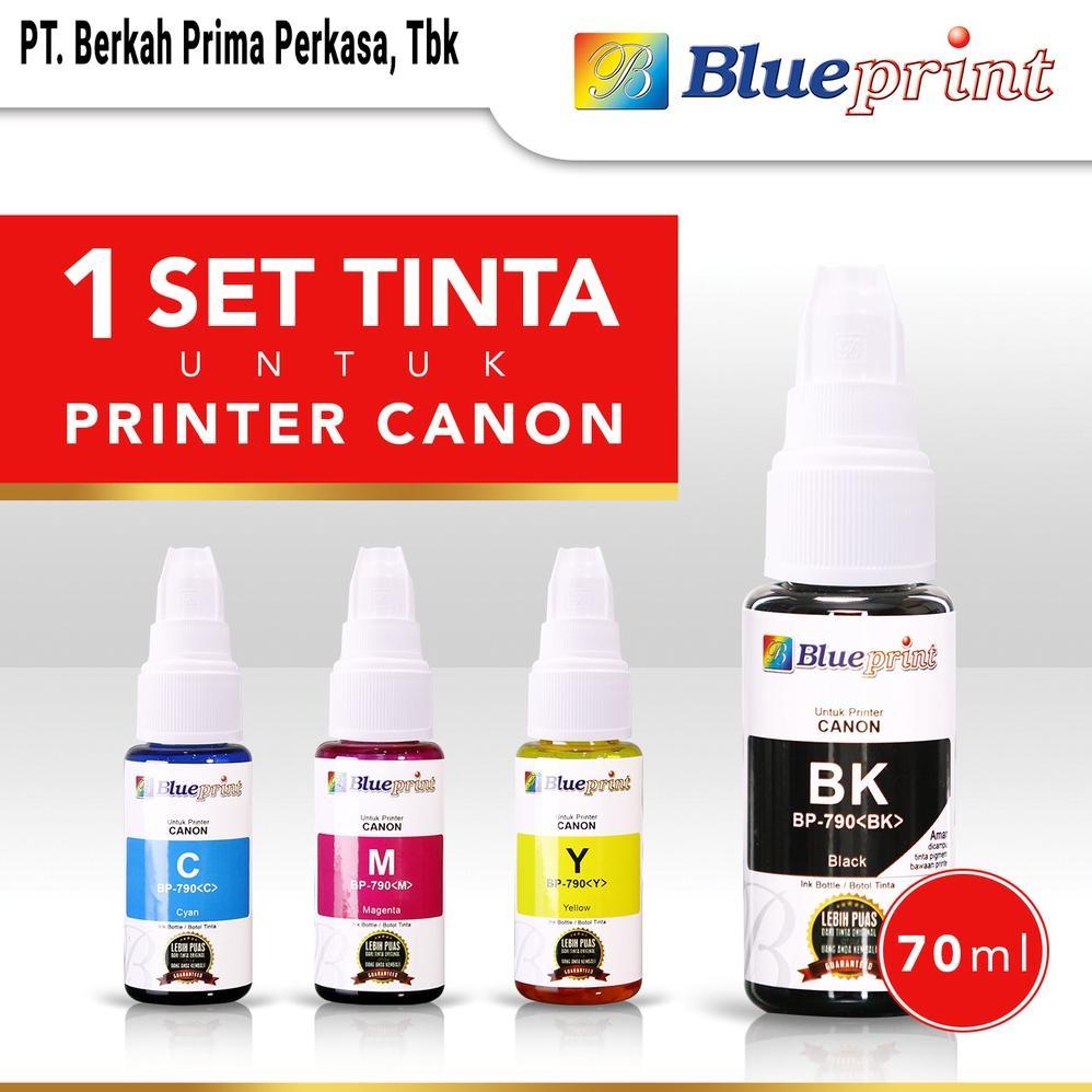Tinta Original BLUEPRINT 790 For Printer Canon G1010 G2010 70ML - 1 Set