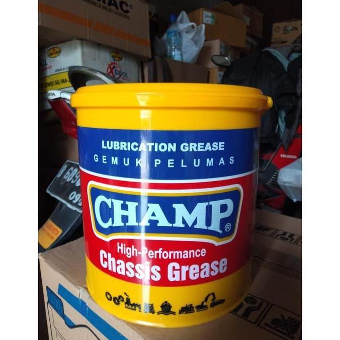 Gemuk Pelumas Stempet Alat Berat - CHAMP GREASE NLGI 3 Ember 3 KG