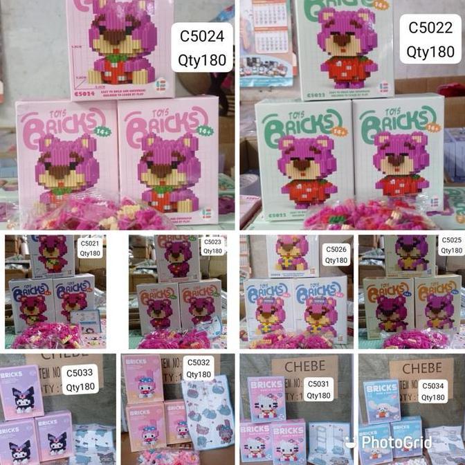 Expert- sanrio dan lotso brick nano block lego