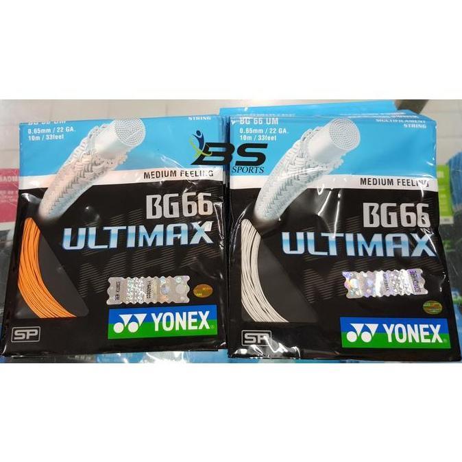 SENAR RAKET BADMINTON YONEX BG66 BG 66 ULTIMAX ORI ORIGINAL 100%