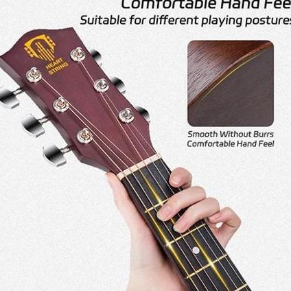 Rekomendasi guru musikGitar Akustik/Akustik YMH (BONUS tas, senar dan pick) pemula murah Anak Laki L
