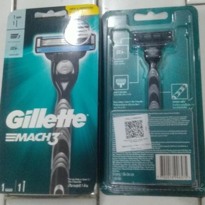 Littlehn- Gillette Mach 3 Classic Alat Cukur Razor Gillette Mach3 Original