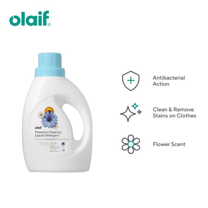 Clrx- Olaif Powerful Cleaning Liquid Detergent - 1 Liter - Deterjen Laundry