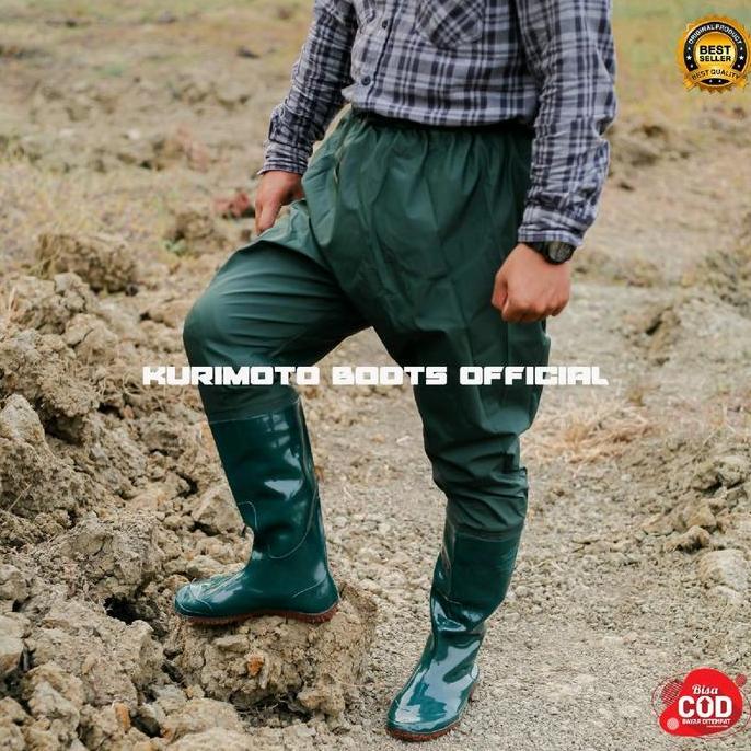 BEBAS ONGKIR - Sepatu Boots Celana Panjang 110 cm / 80 CM / 75 CM / 60CM / 55 CM Sawah Petani Anti A