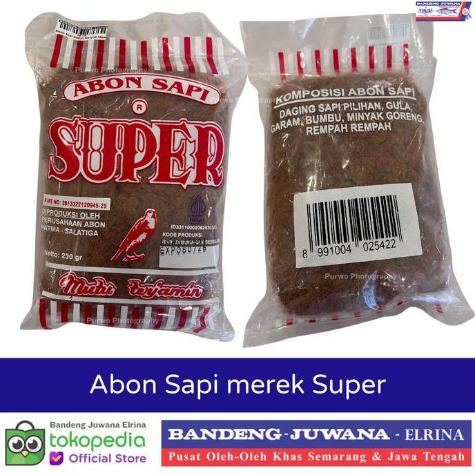 SIAPKIRIM Abon Sapi merek Super dari kota Salatiga READY STOCK