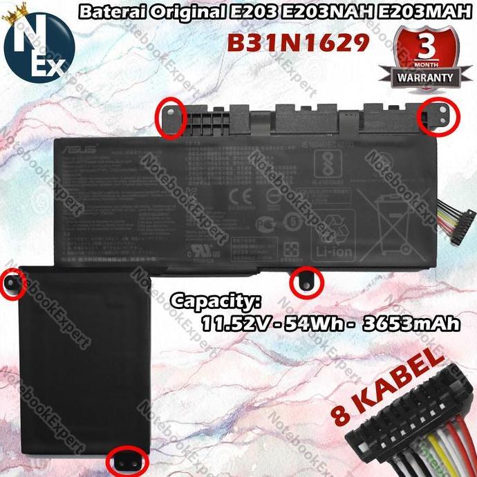TERBARU - Baterai E203 E203NAH E203MAH B31N1629 ORIGINAL
