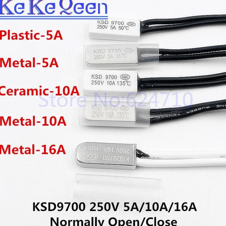 KSD9700 250V 5A 10A 16ATemperature Switch Thermal control 40 45 50 55 60 65 70 75 80 85 90 95 100 10
