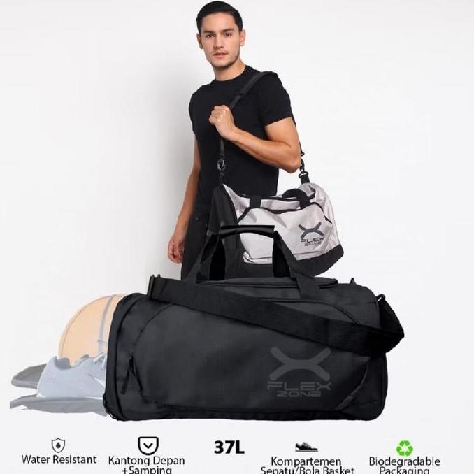 Flexzone Gym Bag Tas Olahraga Basket Renang Badminton