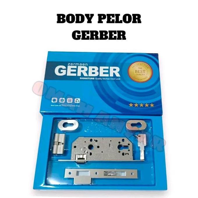 Body Kunci Pelor Pintu Rumah Utama Pintu Kayu Merek GERBER