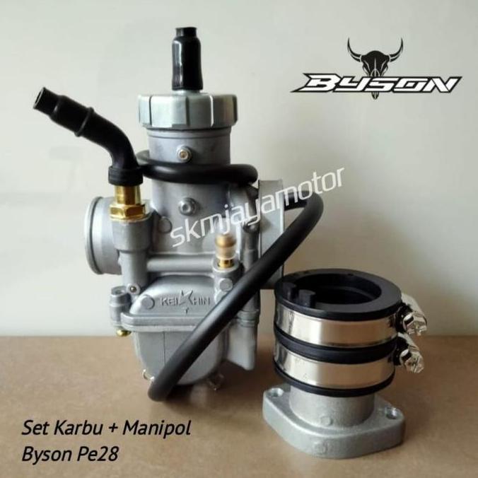 Paket Karburator KEIHIN PE 28 Byson Karbu Plus Manipul intake TERBAIK