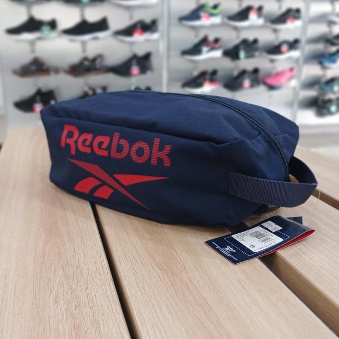 Tas Sepatu - REEBOK Training Essential Shoebag - Black /Navy -
