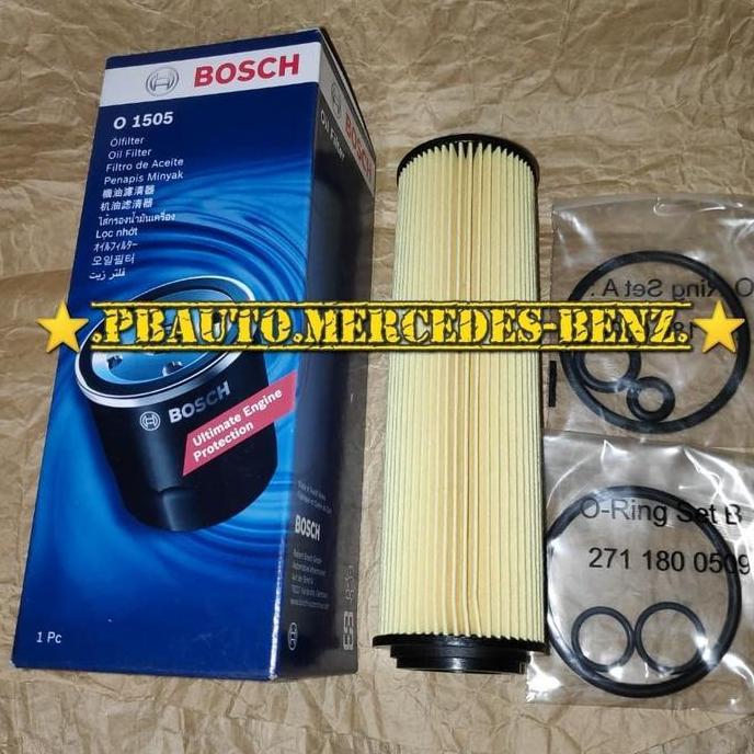NEW - Filter Oli m271 w203 w211 (Kompressor) BOSCH Mercedes Benz Merk Bosch