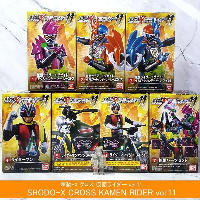 SHODO-X KAMEN RIDER 11 [Ex-Aid Action Gamer Level 2 Duo Mighty Double Action Gamer Level XX L + R Ri