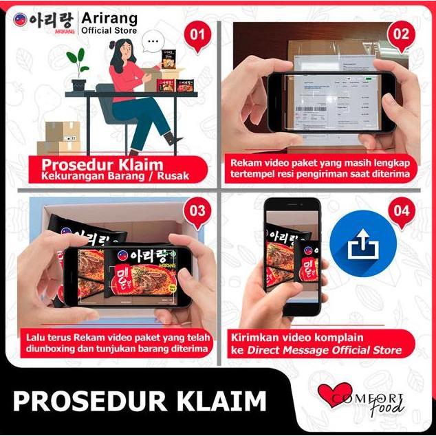 Mantoalmarhum - Arirang Frozen Food Combo | Bulgogi Curry Kwetiau