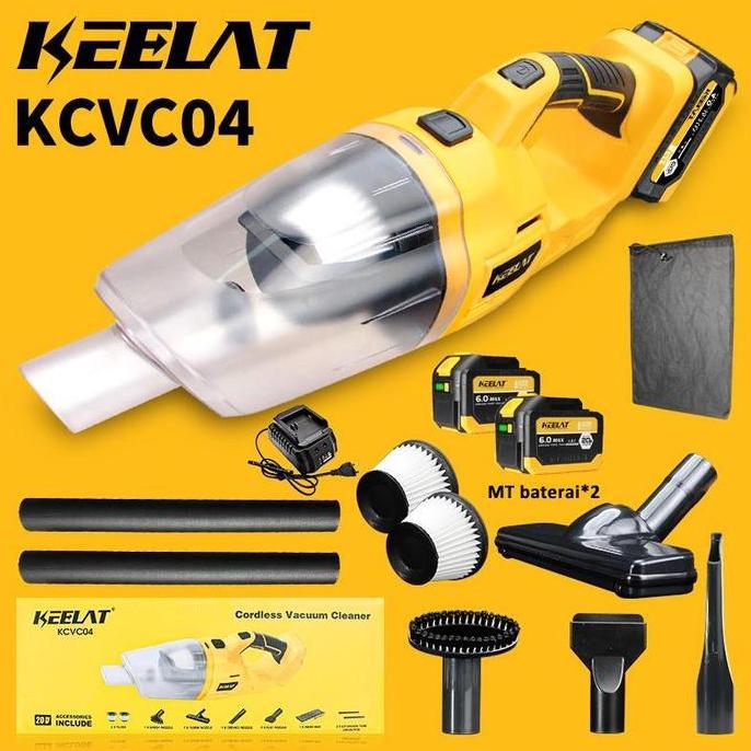 Akangmss - KEELAT KCVC4 6in1 Portable Vacuum Cleaner Mobil Rumah