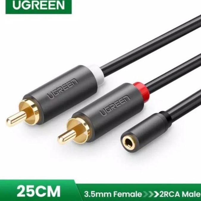 Expert- Ugreen Kabel Audio 3.5mm to Rca 2 Male Ugreen Aux 3.5mm