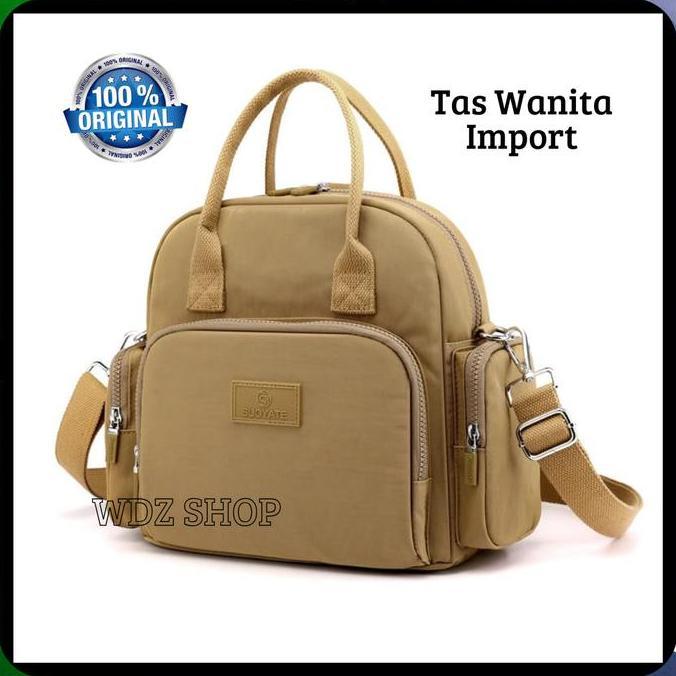 PROMO DISKON - Tas wanita 3in1 selempang ransel jinjing original suoyate bag - S283