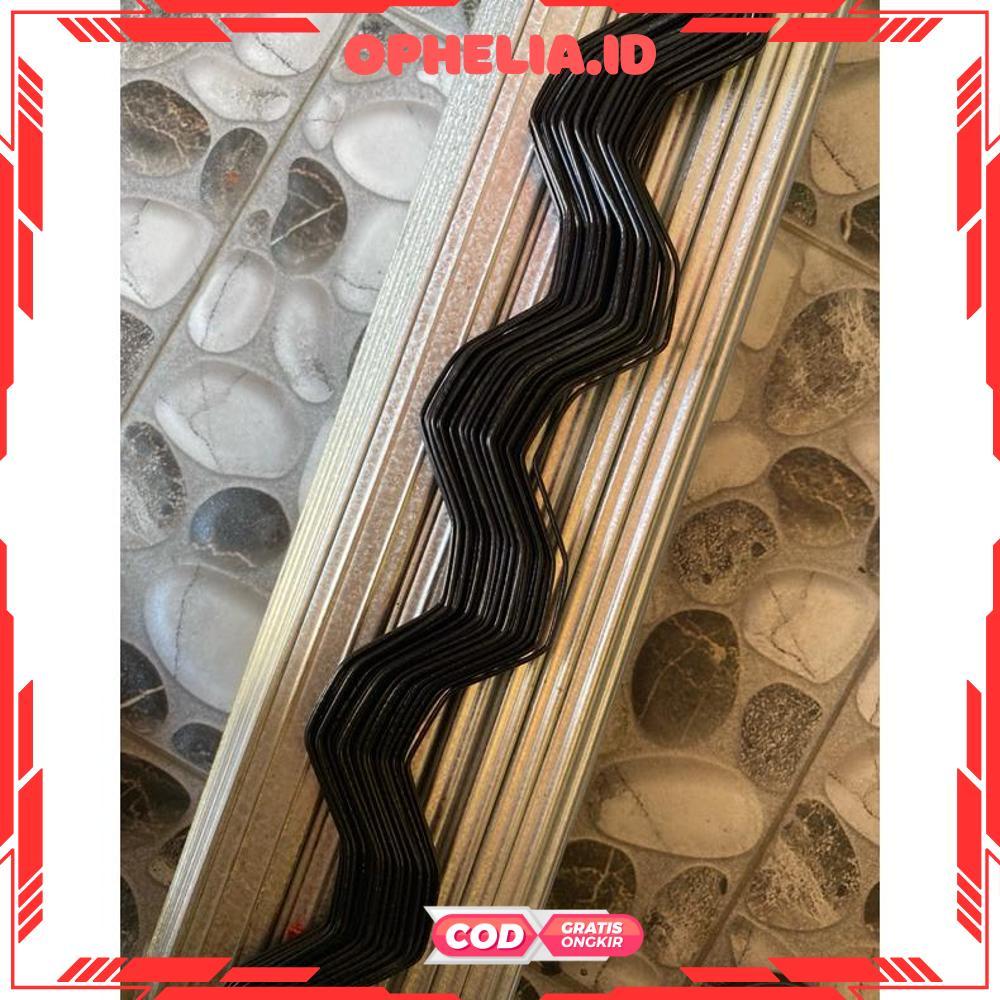 Spring Clip 2 Meter Alat Penjepit Plastik UV Green House Klip Hidroponik/Clip Spring Wire 2 Meter - 