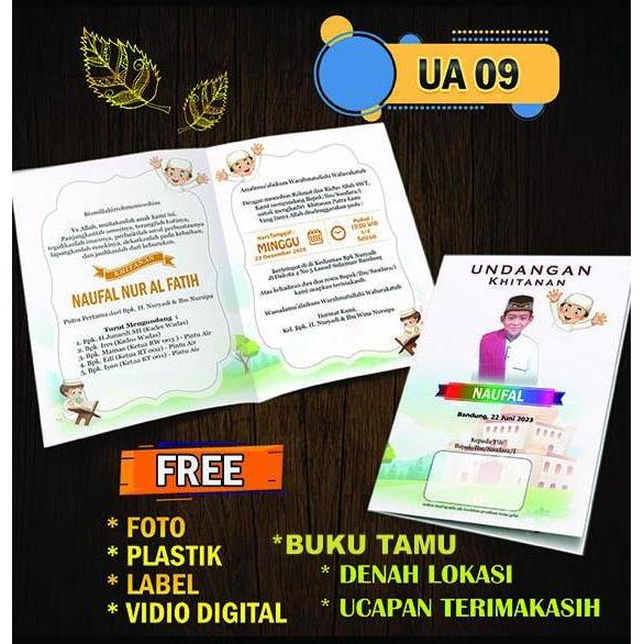 Ptyt- (Harga Per 100 Pcs) Undangan Khitan + Undangan Sunat + Unik + Kekinian