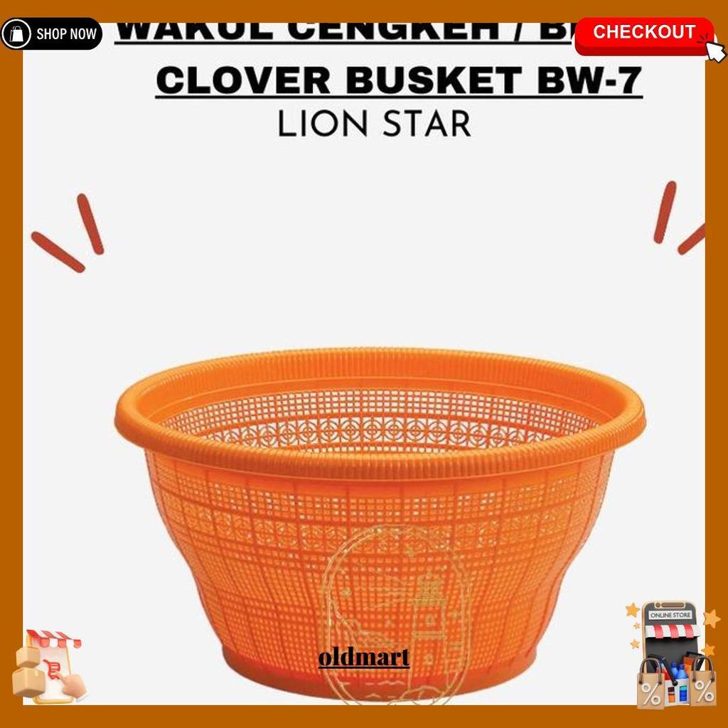 Lion Star - Baku Nasi Plastik Wakul Cengkeh Plastik Tempat Nasi Bakul Nasi Bw-7 Terlaris