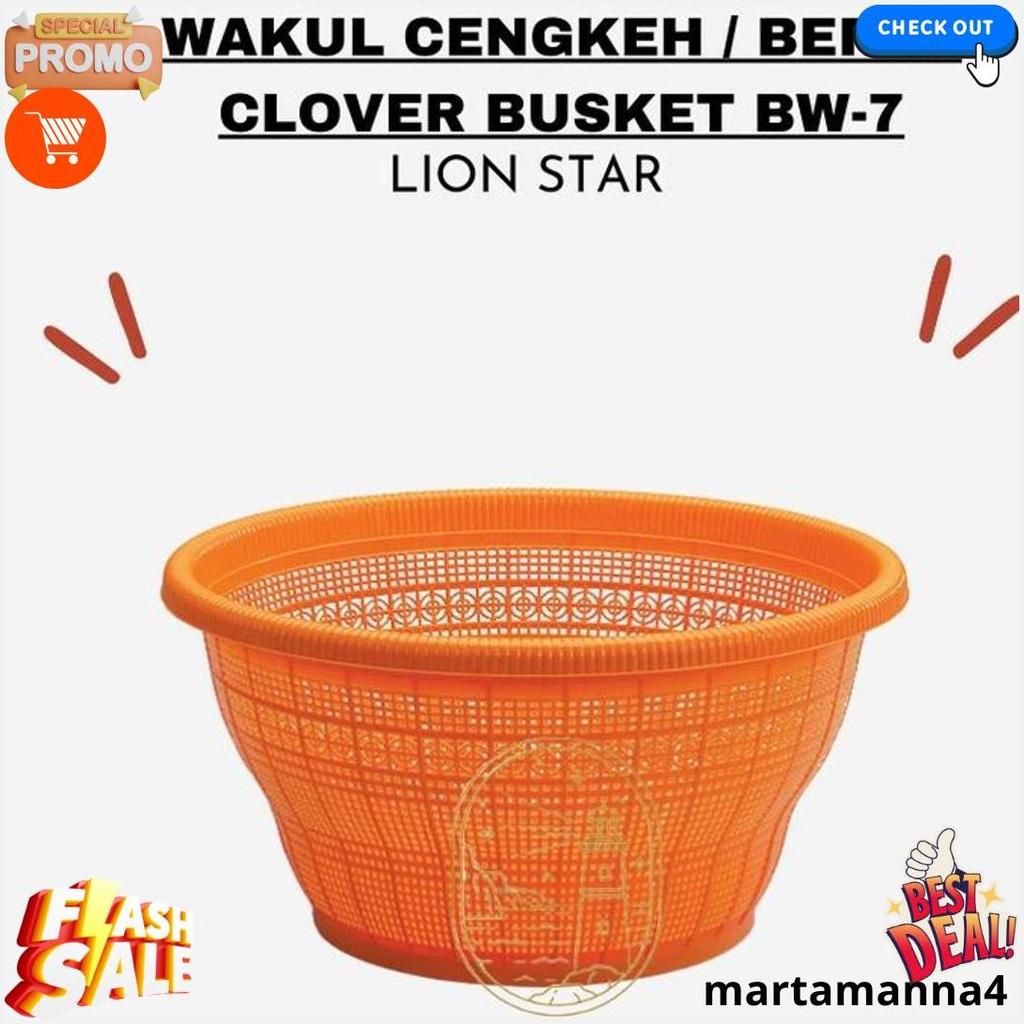 Lion Star - Baku Nasi Plastik Wakul Cengkeh Plastik Tempat Nasi Bakul Nasi Bw-7 Gratis Ongkir