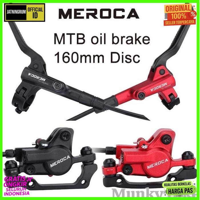 Murah Meroca Hd-800 Brakeset Brake Set Rem Cakram Hidrolis Sepeda Disc Brake Hydraulic Sepeda Mtb