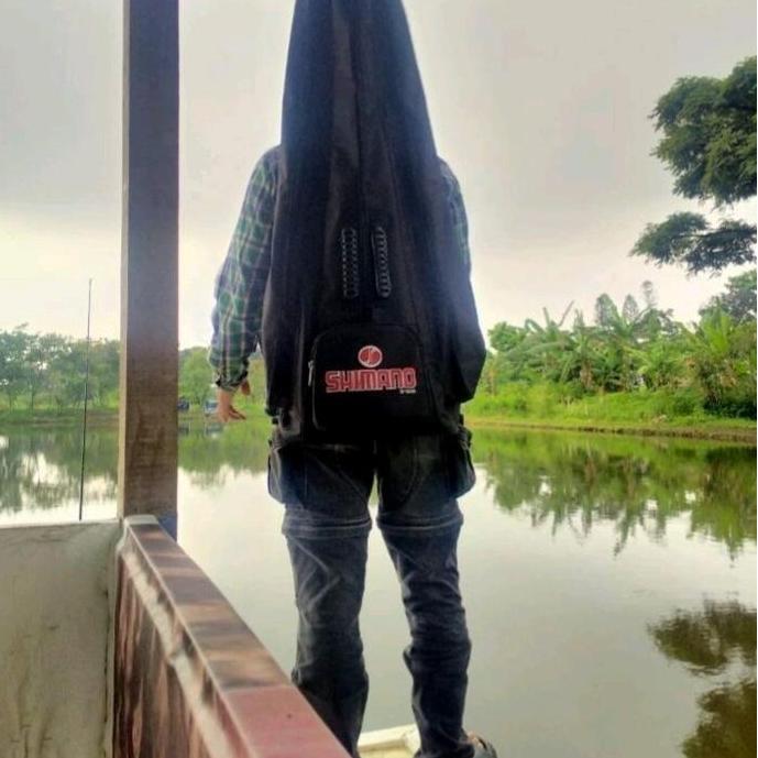 Tas pancing besar tas/ransel/kantong gendong untuk membawa peralatan memancing ukuran besar