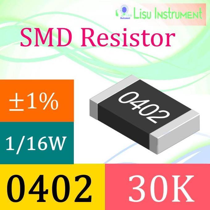 30K 0402 1% THICK FILM RESISTORS SMD CHIP RESISTOR