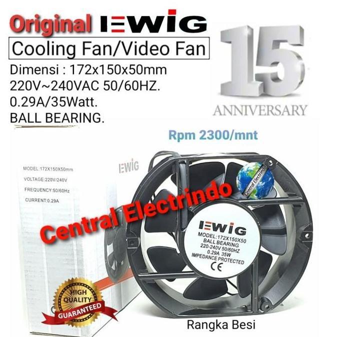PROMO DISKON - COOLING VIDEO FAN OVAL EWIG 172x15050mm.