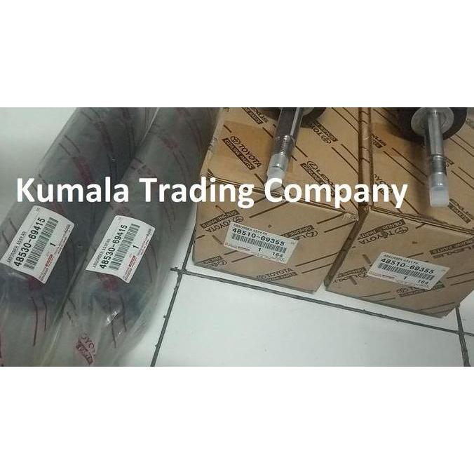Shockbreaker Set Depan Belakang Land Cruiser Vx200 Lexus Lx570 Ahc Ori 48510-69355 48530-69415  New