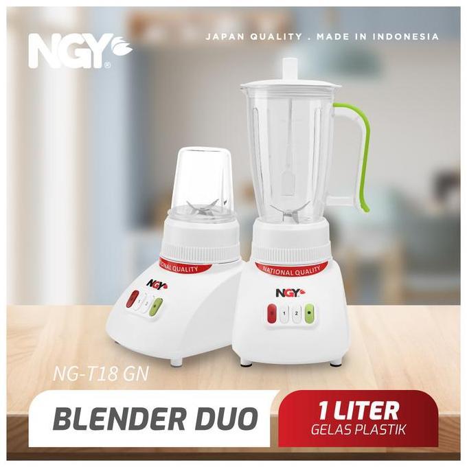 NEW - NGY Blender Duo 2in1 / Buah dan Bumbu | NGY-T18GN